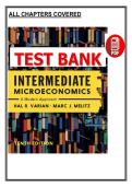 Intermediate Microeconomics &lpar;10th Edition &ndash; Hal R&period; Varian & Marc J&period; Melitz&rpar; &vert; Test Bank PDF