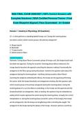 ISSA FINAL EXAM 2026&sol;2027 &vert; 100&percnt; Correct Answers with Complete Solutions &vert; ISSA Certified Personal Trainer &vert; Final Exam Blueprint Aligned &vert; Pass Guaranteed - A&plus; Graded