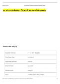 ucvts admission Questions and Answers