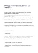 DC mpje review exam questions and answers