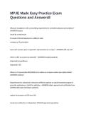 MPJE Made Easy Practice Exam Questions and Answers