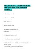 NSG 4100 ACTUAL CERTIFICATION TEST 2026 QUESTIONS WITH SOLUTIONS GRADED A&plus;