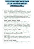 NSG 4100 &lpar;AHIII COMPREHENSIVE STUDY GUIDE 2026 FULL QUESTIONS AND SOLUTIONS GRADED A&plus;
