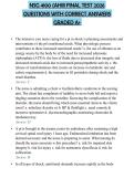 NSG 4100 &lpar;AHIII FINAL TEST 2026 QUESTIONS WITH CORRECT ANSWERS GRADED A&plus;