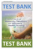 Essentials of Maternity&comma; Newborn&comma; and Women's Health Nursing 4th Edition by Susan Ricci Test Bank &vert;ISBN&colon; 9781451193992&vert; Guide A&plus;