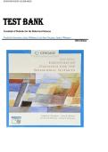 Essentials of Statistics for the Behavioral Sciences 10th Edition by Frederick Gravetter Test Bank &vert;ISBN&colon; 9780357365298&vert; Guide A&plus;