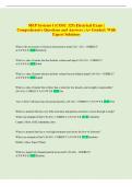 MEP Systems I &lpar;COSC 325&rpar; Electrical Exam &vert;  Comprehensive Questions and Answers &vert; A&plus; Graded &vert; With  Expert Solutions 