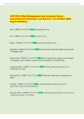 CFP FP512 Risk Management and insurance Exam &vert;  Comprehensive Questions and Answers &vert; A&plus; Graded &vert; With  Expert Solutions