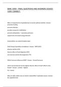BSNC 2000 - FINAL QUESTIONS AND ANSWERS SOLVED 100&percnt; CORRECT&period;