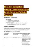 Elite Test Bank for Ham&rsquo;s Primary Care Geriatrics &lpar;7th Edition&rpar; & 2026&sol;2027 Clinical Standards&colon; Complete Q&A&comma; Rationales & Cheat Sheet