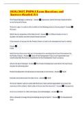 2026&sol;2027 PSPO I Exam Questions and Answers &lpar;Graded A&plus;&rpar;