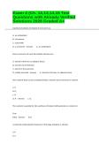 Exam 4 &lpar;Ch&period; 12&comma;13&comma;14&comma;15 Test Questions with Already Verified Solutions 2026 Graded A&plus;