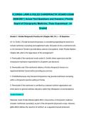 FLORIDA LAWS & RULES CHIROPRACTIC BOARD EXAM 2026&sol;2027 &vert; Actual Test Questions and Answers &vert; Florida Board of Chiropractic Medicine &vert; Pass Guaranteed - A&plus; Graded