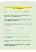 NBC-HIS Prep Exam &vert; Questions and Answers &vert; A&plus; Graded &vert;  With  Expert Solutions 
