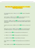 NBC Study guide &vert; Questions and Answers &vert; A&plus; Graded &vert;  With  Expert Solutions 