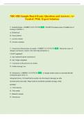 NBC-HIS Sample Board Exam &vert; Questions and Answers &vert; A&plus;  Graded &vert; With  Expert Solutions 