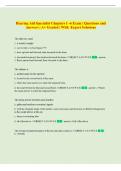 Hearing Aid Specialist Chapters 1 -6 Exam &vert; Questions and  Answers &vert; A&plus; Graded &vert; With  Expert Solutions