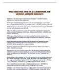 WGU C202 FINAL QUIZ CH 1-14 QUESTIONS AND CORRECT ANSWERS 2026-2027&excl;&excl;