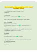 NBC-HIS Exam Prep &vert; Questions and Answers &vert; A&plus; Graded &vert;  With  Expert Solutions