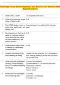 Audiology Praxis Exam &vert; Questions and Answers &vert; A&plus; Graded &vert; With   Expert Solutions 