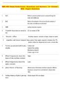 NBC-HIS Study Guide Exam &vert; Questions and Answers &vert; A&plus; Graded &vert;  With  Expert Solutions