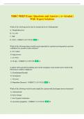 NBRC PREP Exam &vert; Questions and Answers &vert; A&plus; Graded &vert;  With  Expert Solutions