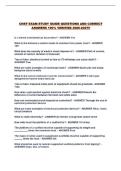 CHST EXAM STUDY GUIDE QUESTIONS AND CORRECT ANSWERS 100&percnt; VERIFIED 2026-2027&excl;&excl;
