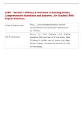 CLFP - Section 1 History & Overview of Leasing Exam &vert;  Comprehensive Questions and Answers &vert; A&plus; Graded &vert; With  Expert Solution