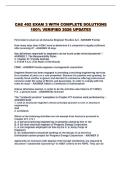 CAE 402 EXAM 3 WITH COMPLETE SOLUTIONS 100&percnt; VERIFIED 2026 UPDATE&excl;&excl;