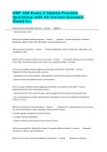 HNF 150 Exam 2 Alaimo Practice Questions with All Correct Answers Rated A&plus;&period;