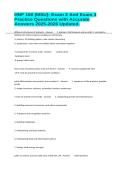 HNF 150 &lpar;MSU&rpar;&colon; Exam 2 And Exam 3 Practice Questions with Accurate Answers 2025-2026 Updated&period;