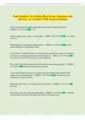 Food Handler Card Online Final Exam &vert; Questions and  Answers &vert; A&plus; Graded &vert; With  Expert Solutions 