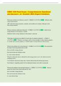 CMSC 436 Final Exam &vert; Comprehensive Questions  and Answers &vert; A&plus; Graded &vert; With Expert Solutions 