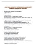 ANALYTICAL CHEMISTRY PACKAGED EXAMS&excl;&excl;