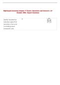 Nightingale Anatomy Chapter 17 Exam &vert; Questions and Answers &vert; A&plus;  Graded &vert; With  Expert Solutions