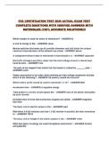 ETA CERTIFICATION TEST 2026 ACTUAL EXAM TEST COMPLETE QUESTIONS WITH VERIFIED ANSWERS WITH RATIONALES &lpar;100&percnt; ACCURATE SOLUTIONS&rpar;&excl;&excl;