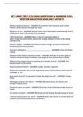 ATT COMP TEST &lpar;FC&rpar; EXAM QUESTIONS & ANSWERS 100&percnt; VERIFIED SOLUTIONS 2026-2027 LATEST&excl;&excl;