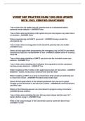 VIVINT SHP PRACTICE EXAM 130Q 2026 UPDATE WITH 100&percnt; VERIFIED SOLUTIONS&excl;&excl;