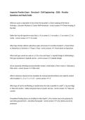 Inspector Practice Exam &ndash; Structural &ndash; Civil Engineering &ndash; 2026 &ndash; Practice Questions and Study Guide