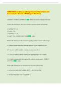 CMSC Midterm 2 Exam &vert; Comprehensive Questions and  Answers &vert; A&plus; Graded &vert; With Expert Solutions