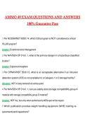 AMMO 49 2026 Exam &vert; Complete Questions and Guide Answers&comma; 100&percnt; Verified Graded A&plus;