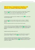 CON 237 Exam &vert; Comprehensive Questions and  Answers &vert; A&plus; Graded &vert; With Expert Solutions 