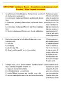 Package deal &colon;&colon;&colon; NPTE PEAT  Exams Questions and Answers &vert; 2026&sol;2027
