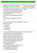 NR 668 CEA Final Exam Test with Verified Answers Rated A