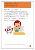 2026 MSN 570 ADVANCED  PATHOPHYSIOLOGY UNITED STATES  UNIVERSITY MIDTERM EXAM VERIFIED  QUESTIONS AND CORRECT DETAILED  ANSWERS GRADED A&plus; GUARANTEED  PASS&vert; Complete A&plus;