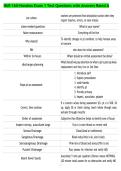 NUR 160-Hondros Exam 1 Test Questions with Answers Rated A