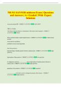 NR 511 SANNER midterm Exam &vert; Questions and Answers &vert; A&plus; Graded &vert; With Expert Solutions