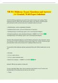 NR 511 Midterm Exam &vert; Questions and Answers &vert; A&plus; Graded &vert; With Expert Solutions
