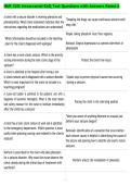 NUR 320&colon; Intracranial EAQ Test Questions with Answers Rated A