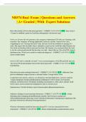 NR574 final Exam &vert; Questions and Answers &vert; A&plus; Graded &vert; With Expert Solutions